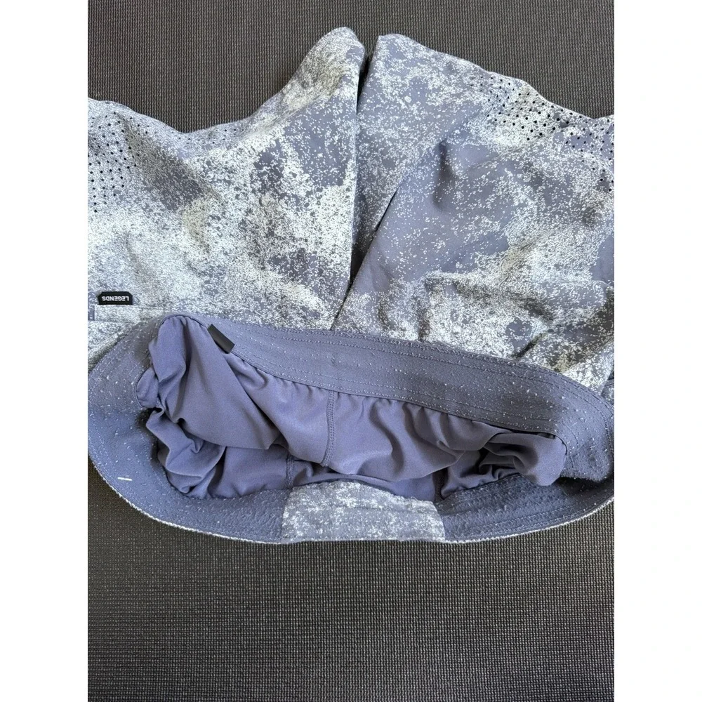 Legends Men's Workout Luka Shorts Lined Gray Camo Size L 5in Inseam